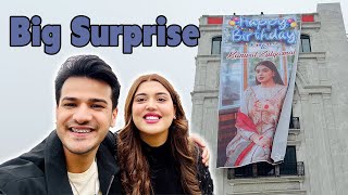 Kanwal Ko Birthday Par Bohat Bara Surprise Diya || Porri Building Par Picture Lagwa Di