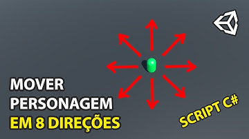 MOVIMENTAÇÃO EM 8 DIREÇÕES NA UNITY COM C# | CRIE SEUS JOGOS
