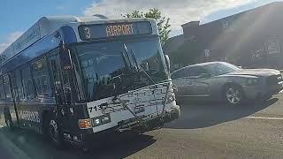 Boise valley ride Gillig low floor city buses # 713 and # 702