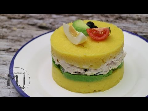 CAUSA LIMEÑA RELLENA DE POLLO | Receta peruana