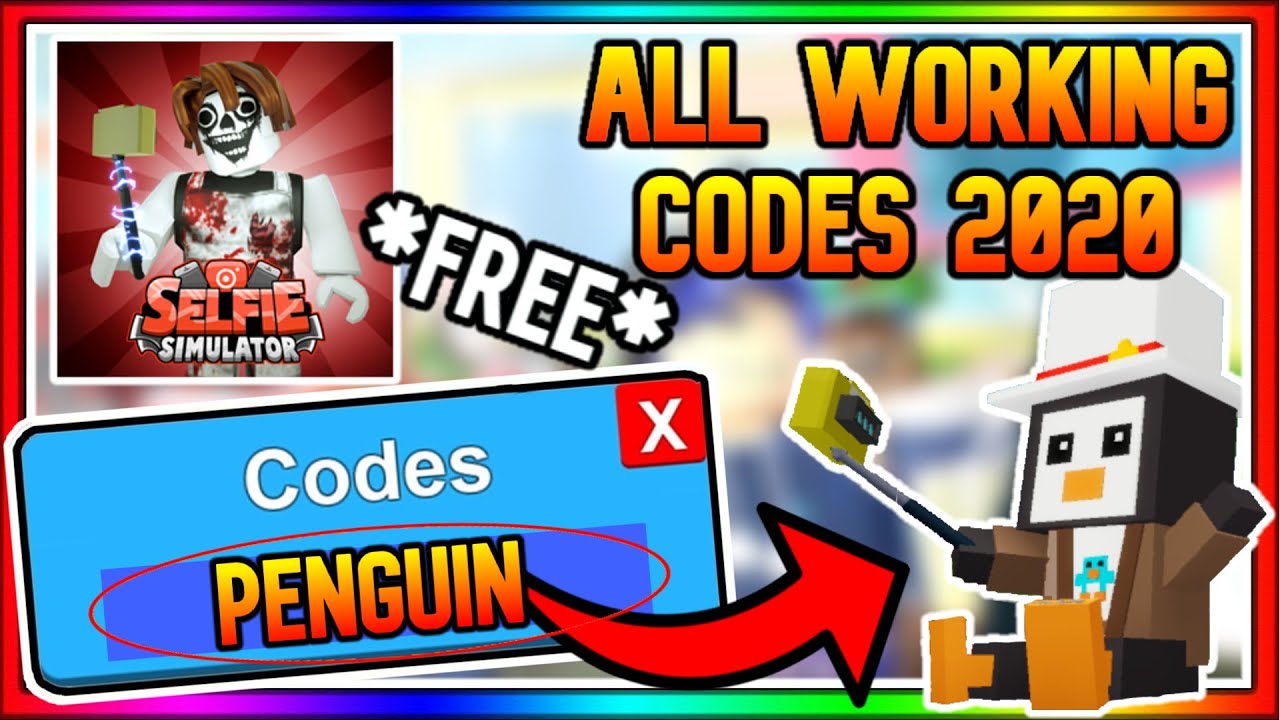 All Working Selfie Sim Codes 2020 ROBLOX Selfie Simulator YouTube