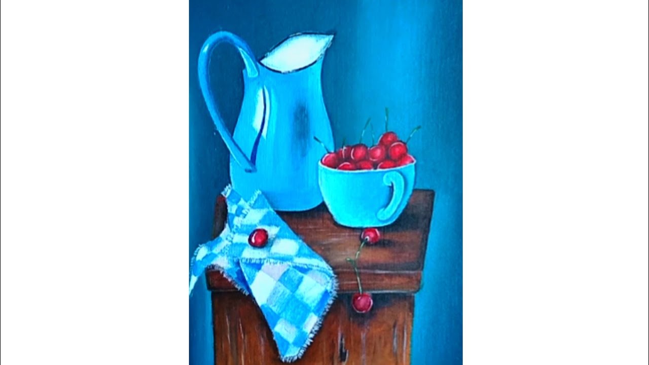 How to paint still life with acrylic step by step #art #trending # ...