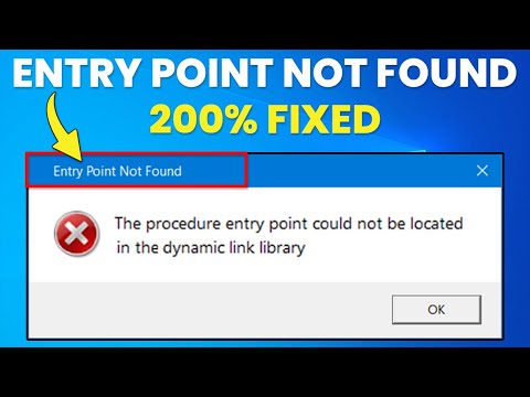How to Fix The Procedure Entry Point Not Found Dynamic Link Library Error in Windows 10/11/7 (2026)