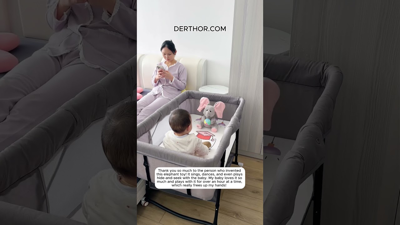 Огромное спасибо тому, кто придумал эту игрушку-слоника! Он поет, танцует,