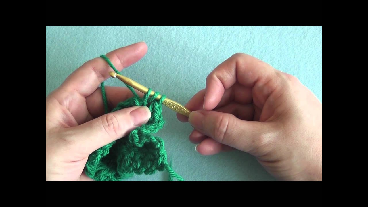 How To Double Crochet Back Post (dcbp) YouTube