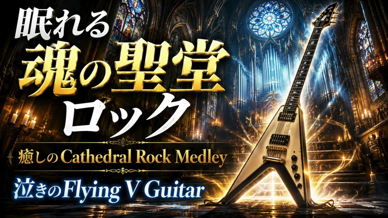 眠れる魂の聖堂ロック｜癒しのCathedral Rock Medley｜泣きのFlying V