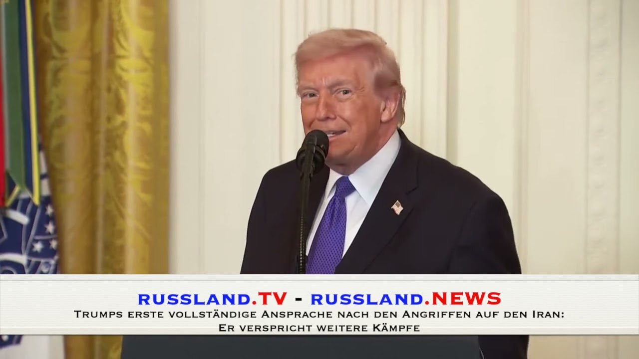 Trumps erste vollständige Ansprache nach den Angriffen auf den Iran: Er verspricht weitere Kämpfe