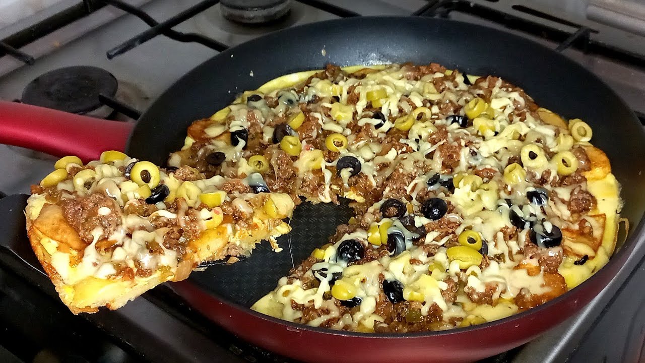 أسهل وألذ وجبة عشاء بسيطة صيفية في المقلاة بدون عجين تعجبك نتي وولادك تحضر في دقائق والمذاق رووعة 👌😋