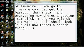 LimeWire Download Tutorial