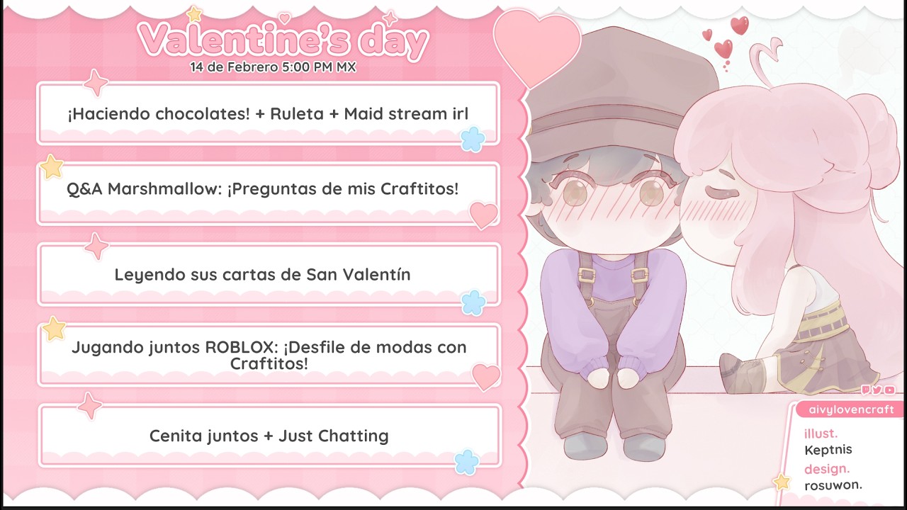 【ESPECIAL SAN VALENTÍN】¡Mi primer streamcito IRL haciendo chocolates para ustedes!【Aivy Lovencraft】
