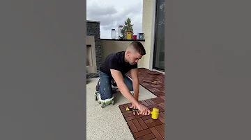 IKEA Patio Flooring Installation 