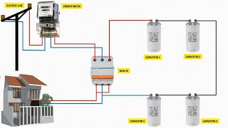 how to use capacitor to save electricity