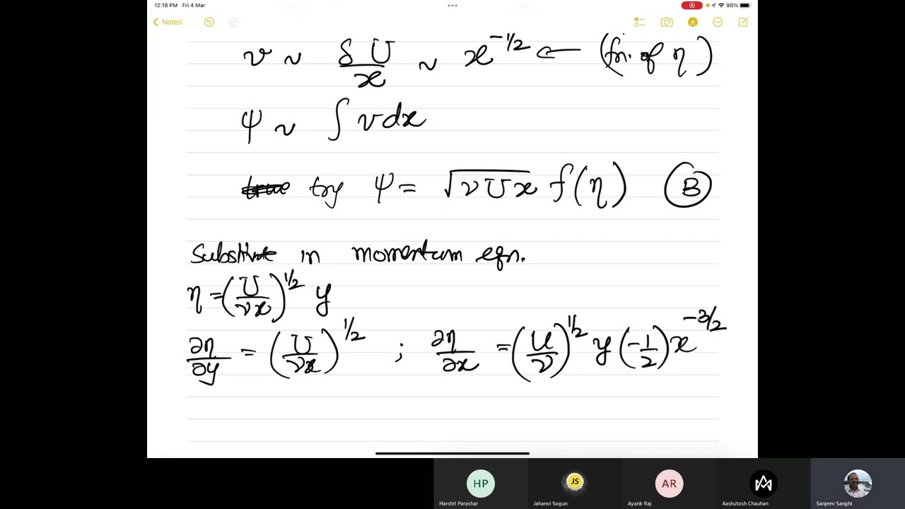 Boundary layer 4 Blasius Solution
