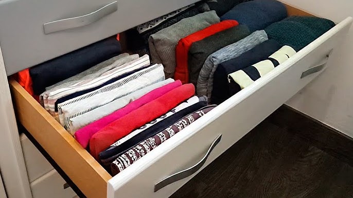 File Folding and Organizing Clothes with the KonMari Method + VIDEO