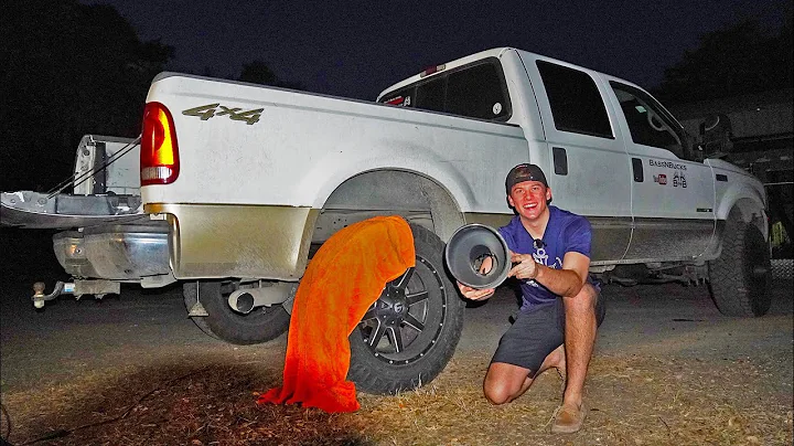 WELDING Back My 8 Inch Exhaust Tip On My Straight Piped 7.3 L Powerstroke F-250 Super Duty Diesel!