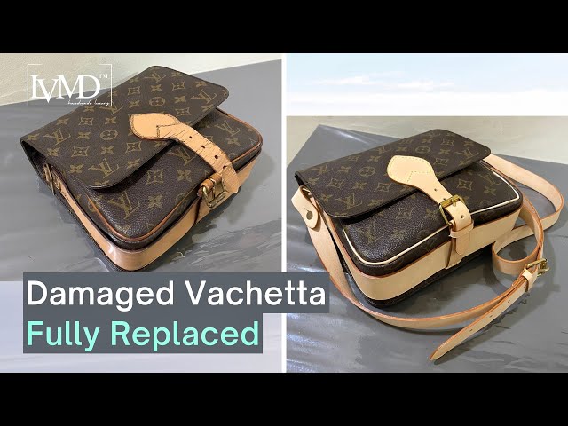 Vachetta Leather Side Tab Replacement For Pochette and more