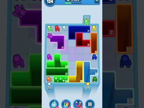 Drop Away Level 124 - ending walkthrough