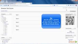 Moodle for Mobile Learning Tutorial: QR Code | packtpub.com