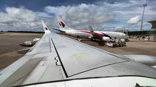 Malaysia Airlines MH2806 Boeing 737-8H6 Landing in Kota Kinabalu