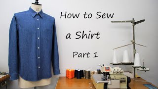 How to sew a shirt - part 1