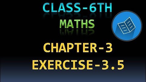 NCERT Maths | Class 6th | Chapter -3 | Excercise-3.5 | PLAYING WITH NUMBERS