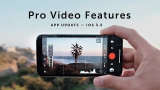 NEW App Update! PRO VIDEO Features | iOS 3.5 NEW App Update! PRO VIDEO Features | iOS 3.5