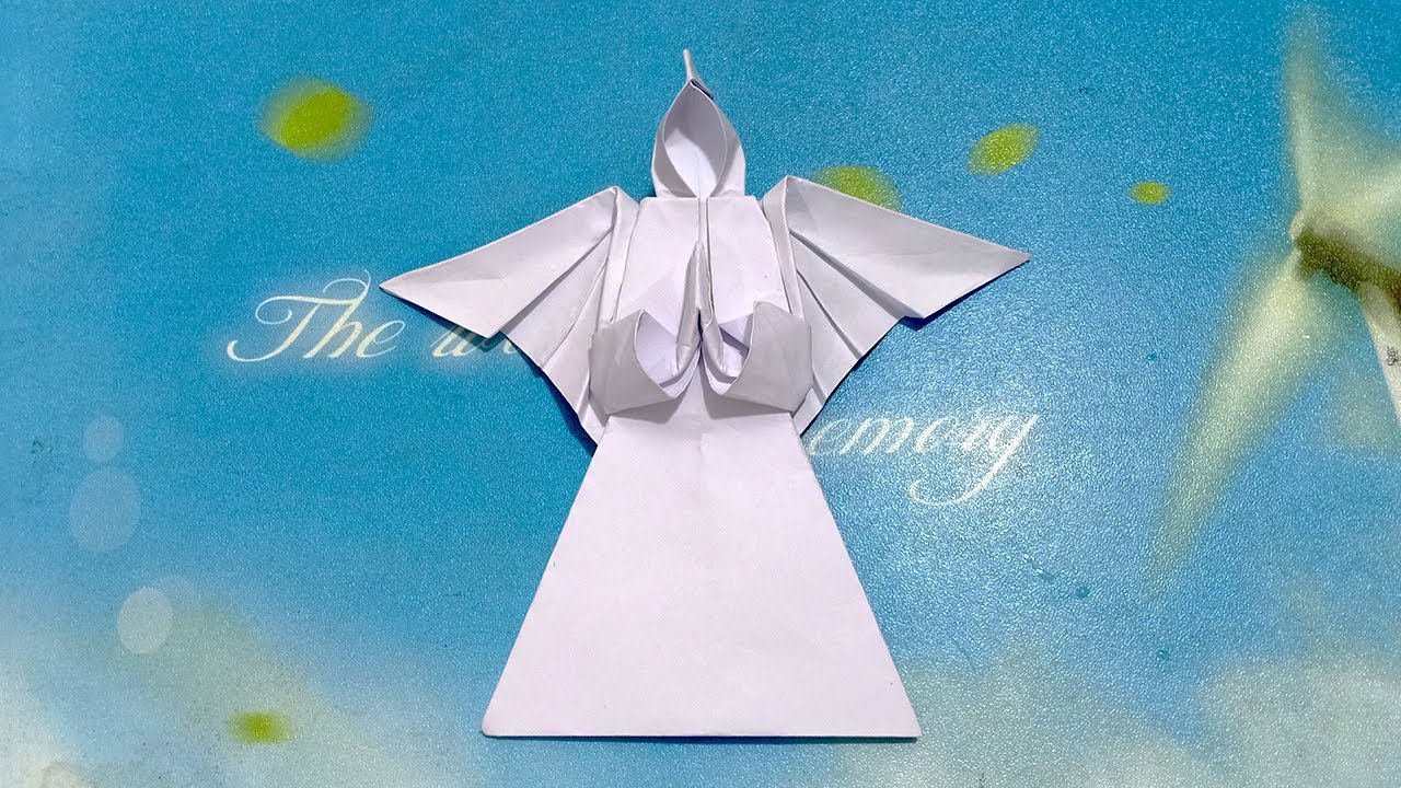 Easy Origami How To Make An Origami Angel With Paper Step By Step