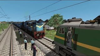 Express Train Locomotive Failed Rescue By WAG9 Indian Railways Train Simulator 2022 screenshot 3