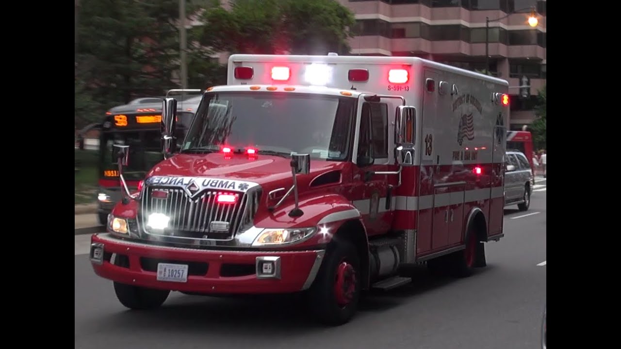 Washington D.C. Ambulance EMS 13 YouTube