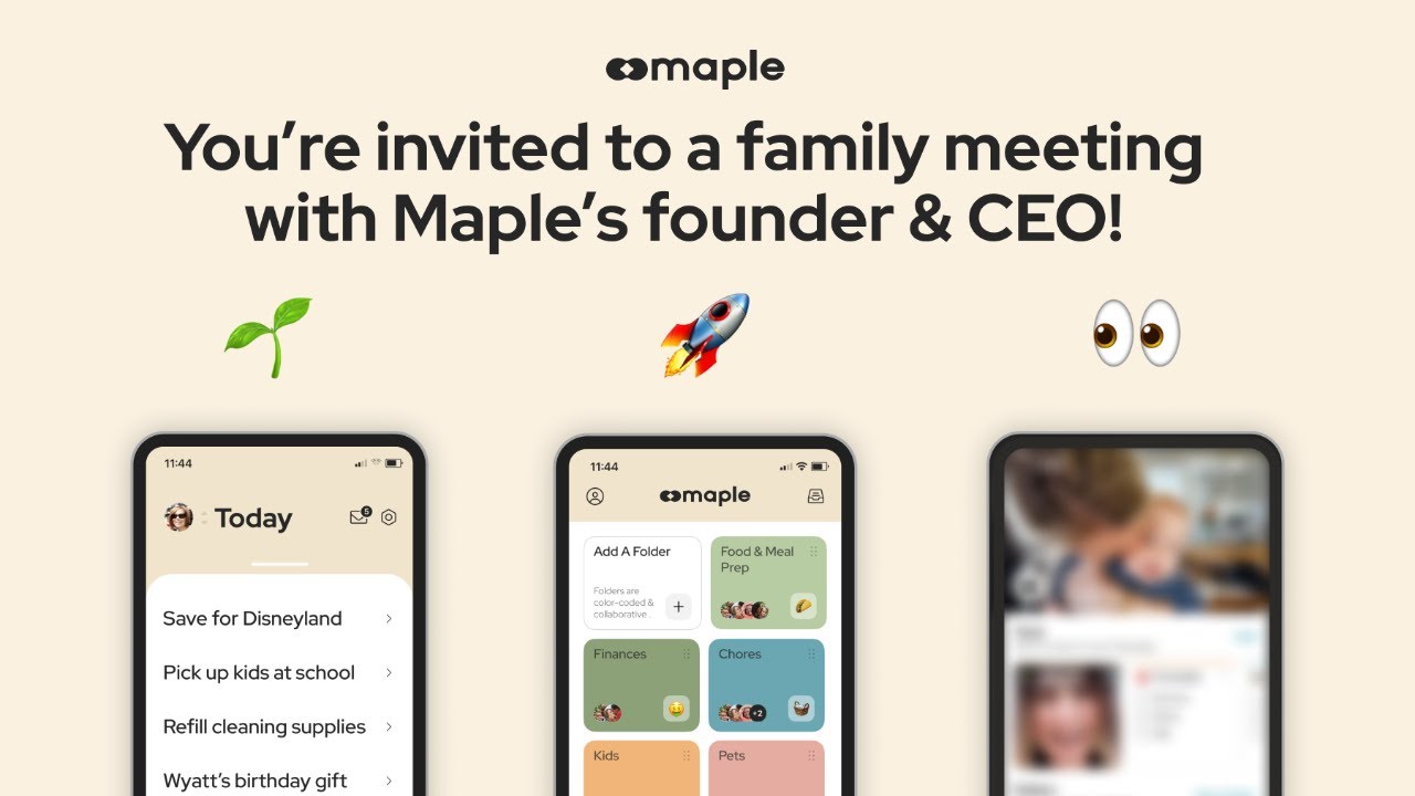 Family Meeting with Maple Founder & CEO! - YouTube