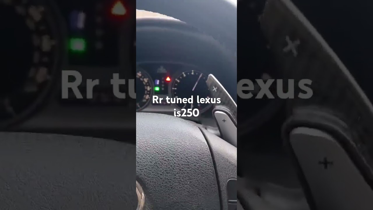 RR racing tuned lexus is250 rev limiter test 