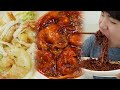 칠리새우가 좋나요 크림새우가 좋나유 Cream shrimp vs chili shrimp.. jjapagetti Mukbang