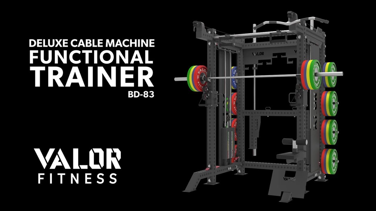 Deluxe Cable Machine Functional Trainer (BD-83) Turn Table | Valor Fitness