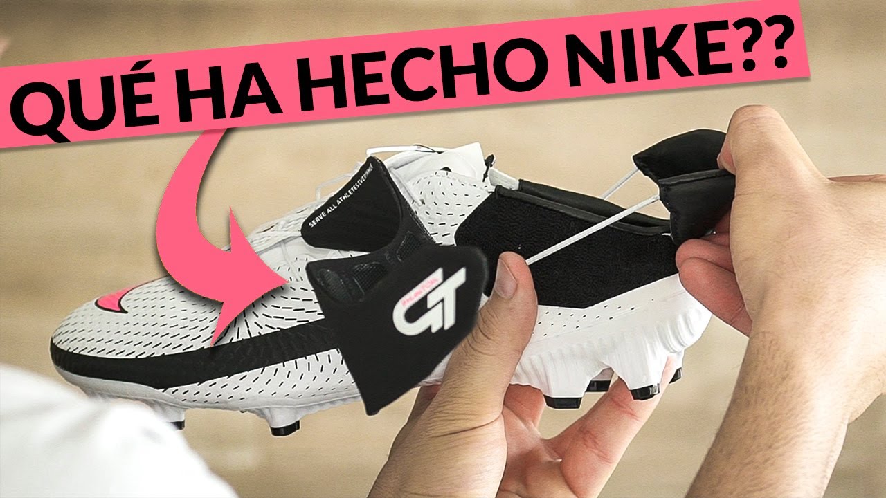 Cenagal empujar Mirilla UNA BOTA DE FÚTBOL DESMONTABLE!! · Nike Phantom GT Flyease - YouTube