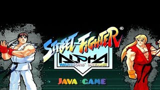 STREET FIGHTER AlPHA (Java Game)