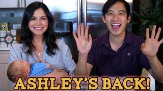 Ashley is back with a BABY! We answer your questions!