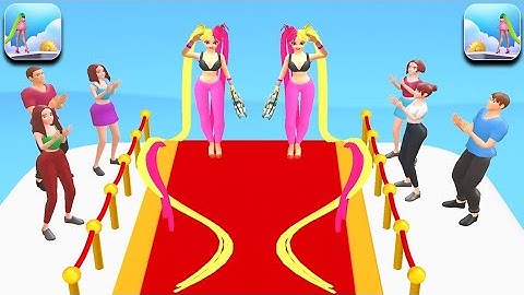 Hair Challenge in All Levels iOS,Android Gameplay New Trailers Update Mobile Game Walkthrough SKDEOD