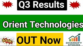 Orient Technologies Q3 results 2026 | Orient Technologies latest news | ORIENT TECH Q3 Results Today
