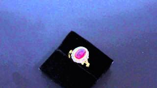 Edwardian Ruby and Diamond Ring in 18ct Gold M2227