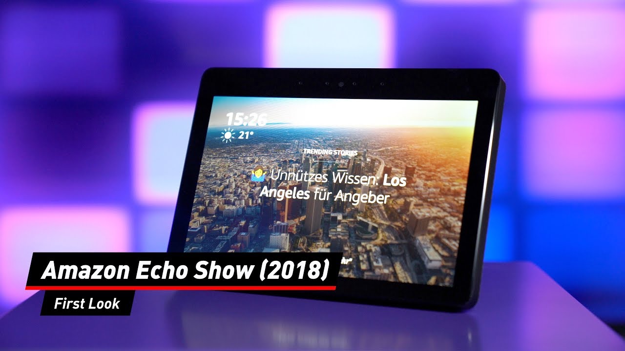 Smarte Box: Amazon Echo Show 2 im First Look - YouTube
