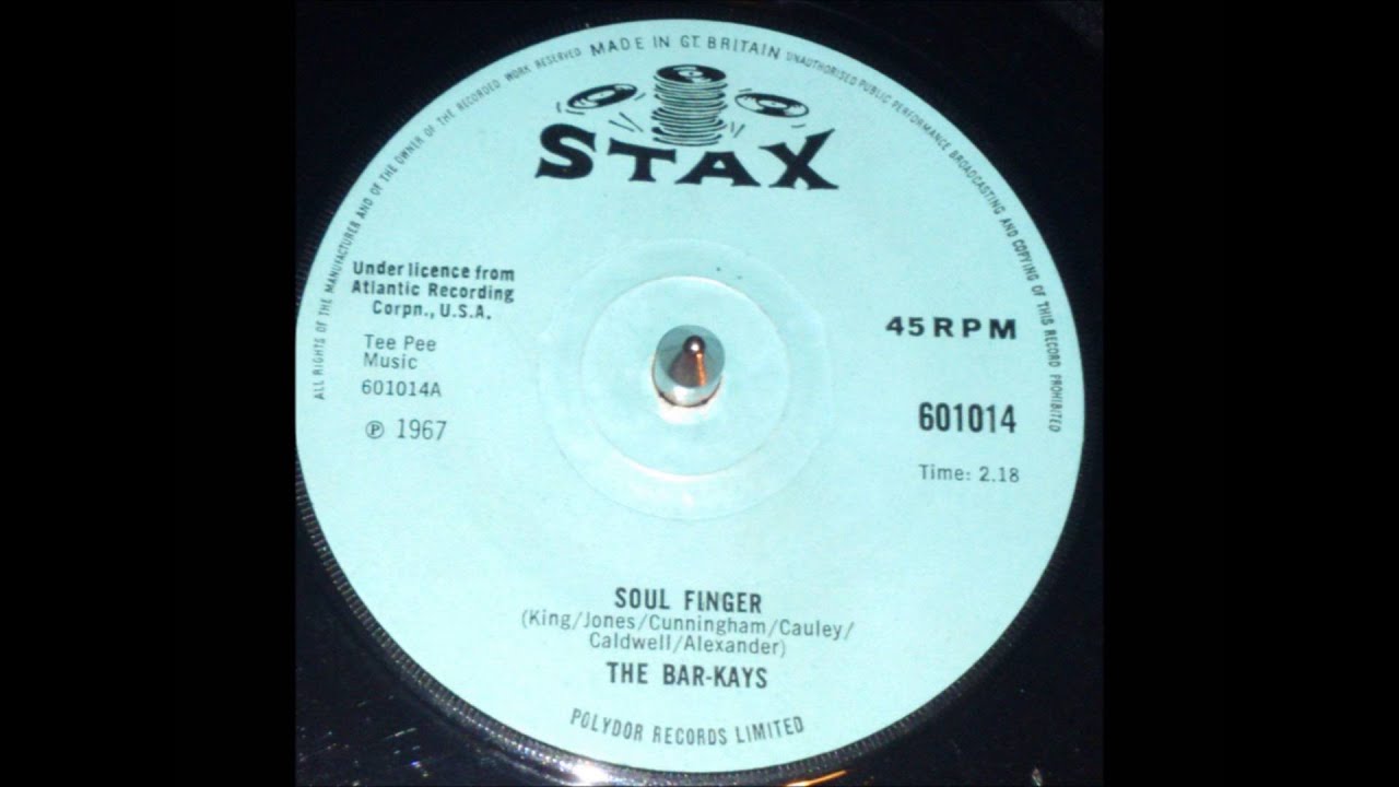 Bar Kays Soulfinger YouTube