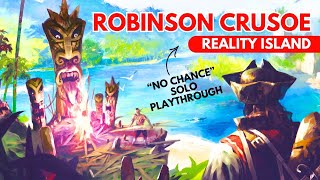 Reality Island Robinson Crusoe Collectors Edition Solo Board Game Playthrough