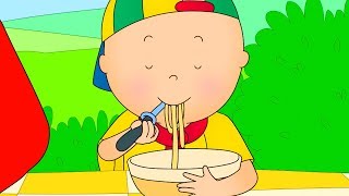 Caillou Eats Spaghetti! | Funny Animated cartoon for Kids | Cartoon Caillou l Cartoon Movie