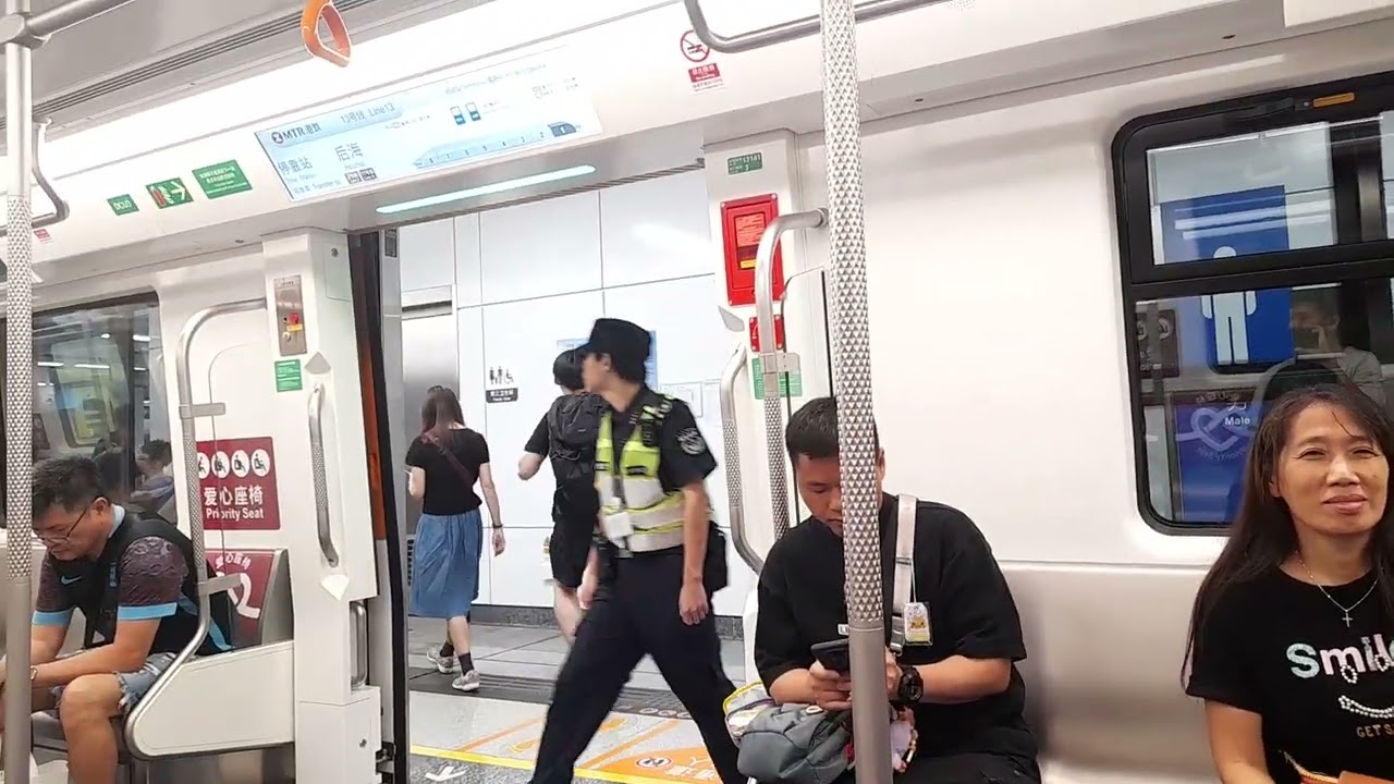 深圳地鐵13號綫 變形金剛四方A型 14141/14148 深圳灣口岸至深大 (1/2)