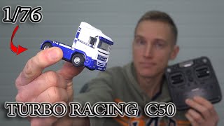 Самый МАЛЕНЬКИЙ грузовик В МИРЕ на радиоуправлении! Обзор Turbo Racing C50 RC truck 4x4