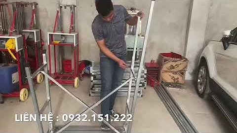 giáo gấp thông minh cao 1,52m