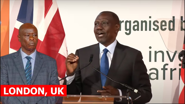 Listen to what Ruto told Wazungu today in London after Gachagua attempted Coup during GEN Z protest
