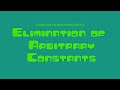 Elimination of Arbitrary Constants |Differential Equations  (Tagalog/Filipino Math)