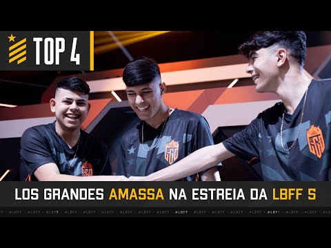 EL MAMUTE E EL RAFAX AMASSANDO GERAL! | TOP 4 JOGADAS LBFF 5 | FREE FIRE