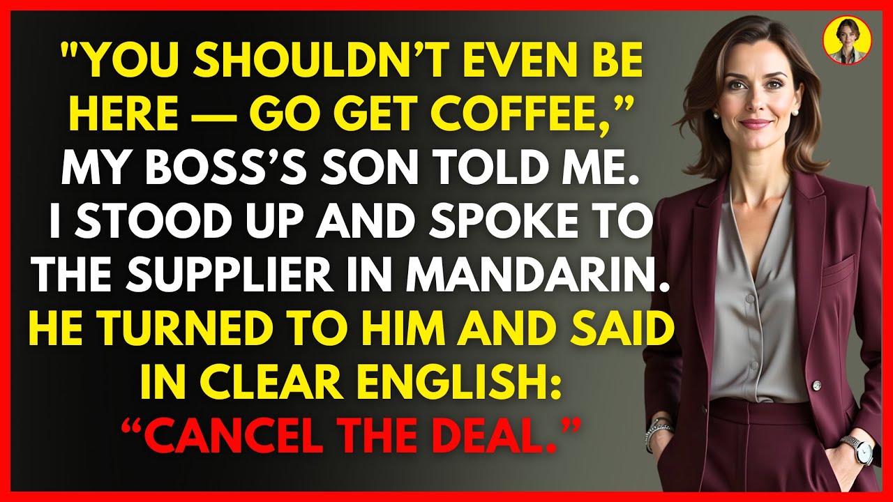 My Boss’s Son Sent Me to Get Coffee – A Few Words in Mandarin Ended the Deal.